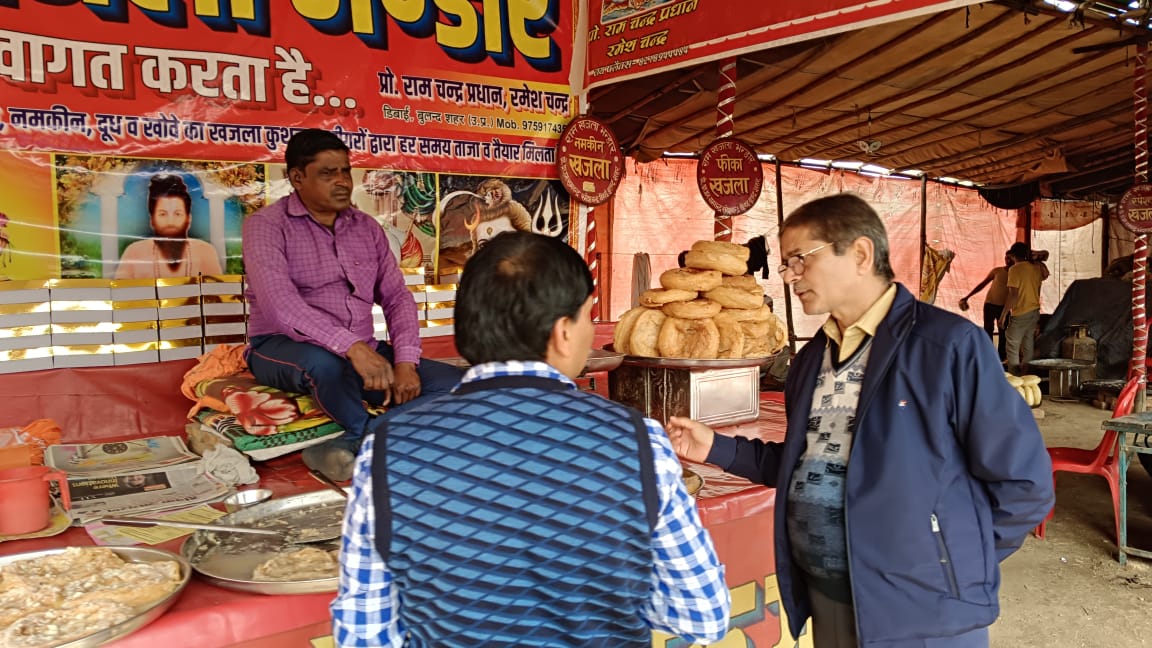 गोविंद साहब मेले में खाद्य सुरक्षा विभाग ने खजले की दुकानों को दिए आवश्यक निर्देश