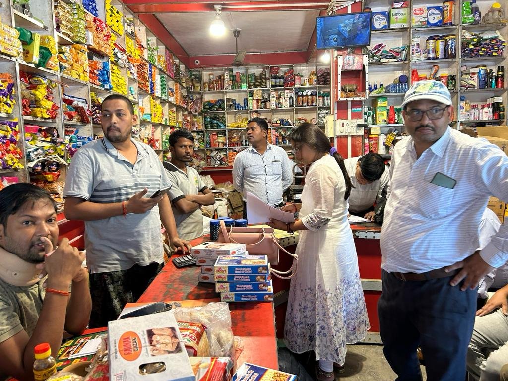 खाद्य सुरक्षा विभाग में आलापुर तहसील क्षेत्र में नमूने किए संग्रहित 