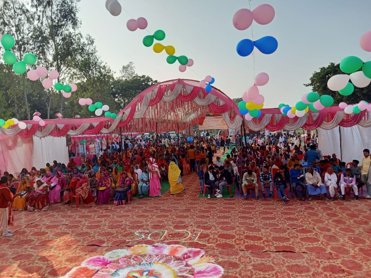 राज्य मंत्री ने गांव में लगाई चौपाल, गिनाई सरकार की जनकल्याणकारी योजनाएं 