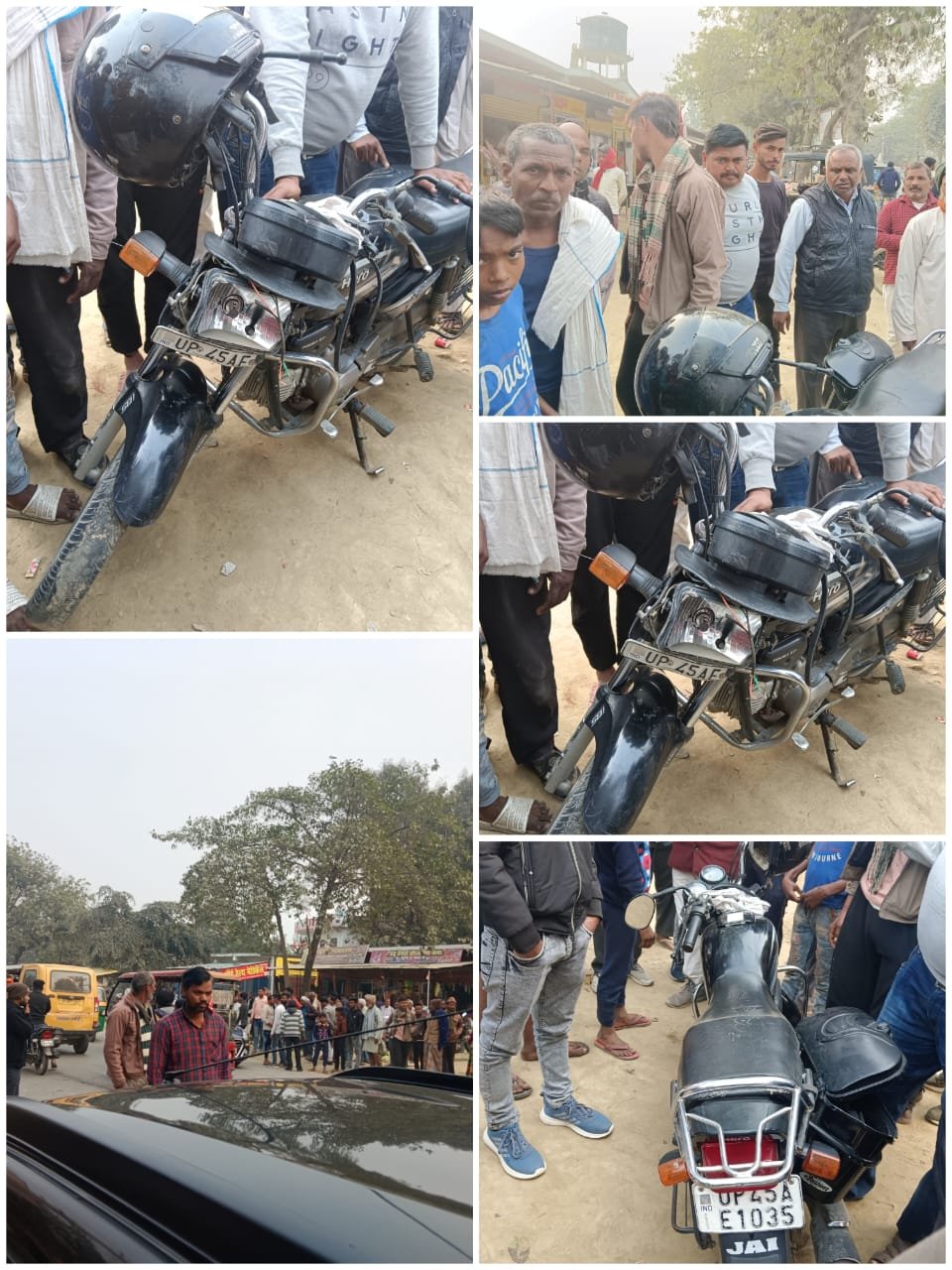 तेज रफ्तार कार ने मारी टक्कर घायल हुए पिता पुत्र