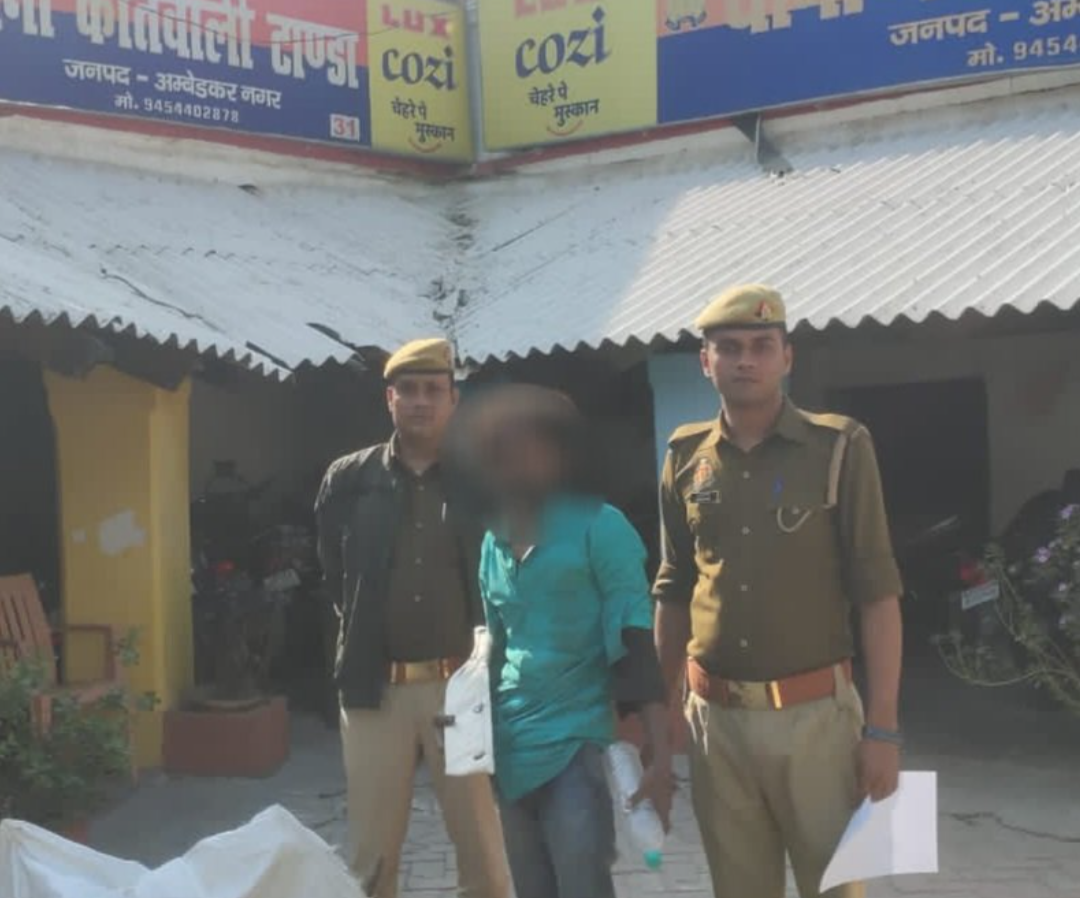 टांडा पुलिस ने चोरी के सामान सहित किया गिरफ्तार, भेजा जेल 