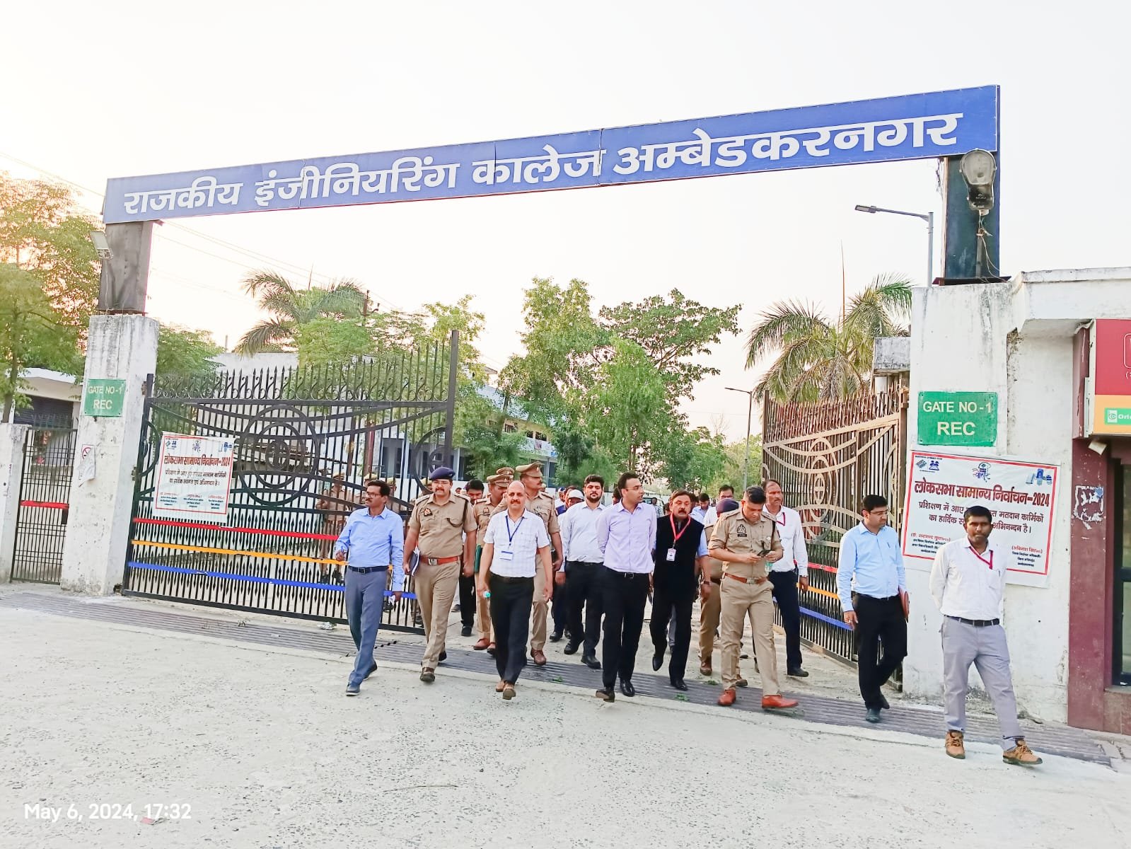 स्ट्रांग रूम सहित मतगणना स्थल का प्रेक्षक ने किया निरीक्षण 