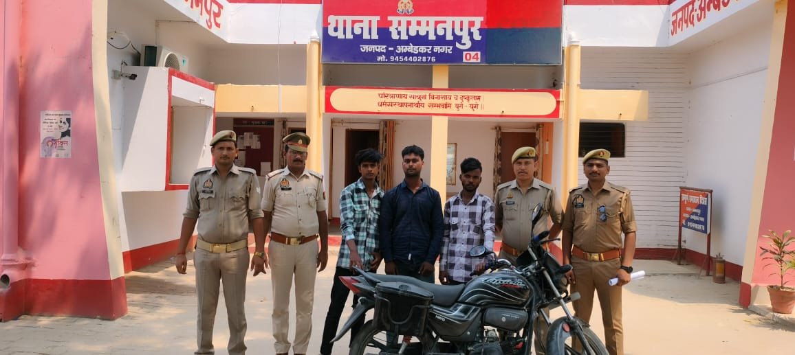 पुलिस ने मोटरसाइकिल चोर को गिरफ्तार कर भेजा जेल