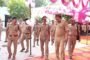 अर्धसैनिक बलों ने मार्च कर कराया सुरक्षा का अहसास