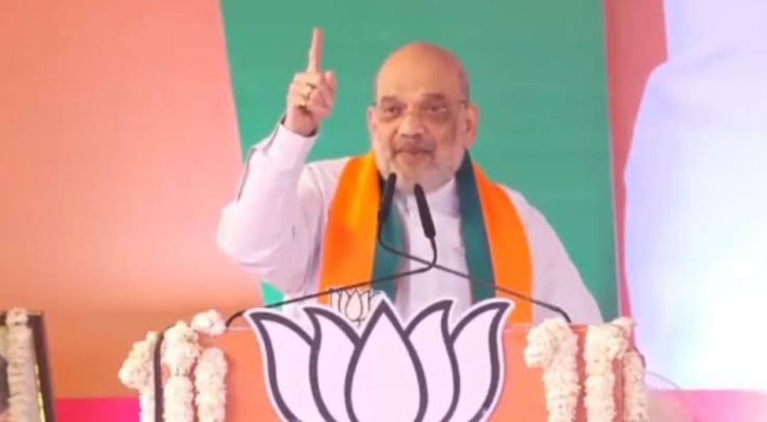 अमित शाह की जनसभा कल ,जनसभा में भीड़ जुटाने में जुटे भाजपाई 