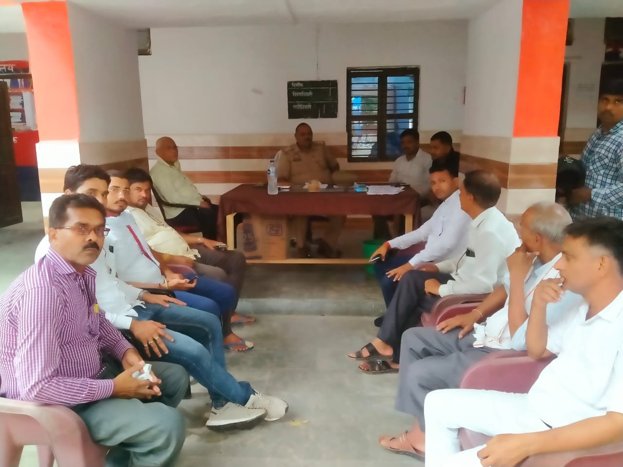पत्रकार पर हुए हमलें के संबंध में ग्रापए का एक प्रतिनिधिमंडल थानाध्यक्ष से मिला, कठोर कार्यवाही की मांग की