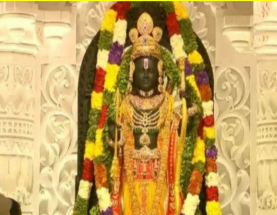 अयोध्या: आटे से बने सिंहासन पर बैठ तिलक चढ़वायेंगे प्रभु श्री राम