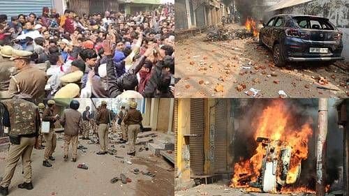 भीड़ ने पुलिस पर किया पथराव, दस से अधिक वाहन फूंके, तीन लोगों की मौत के बाद तनाव