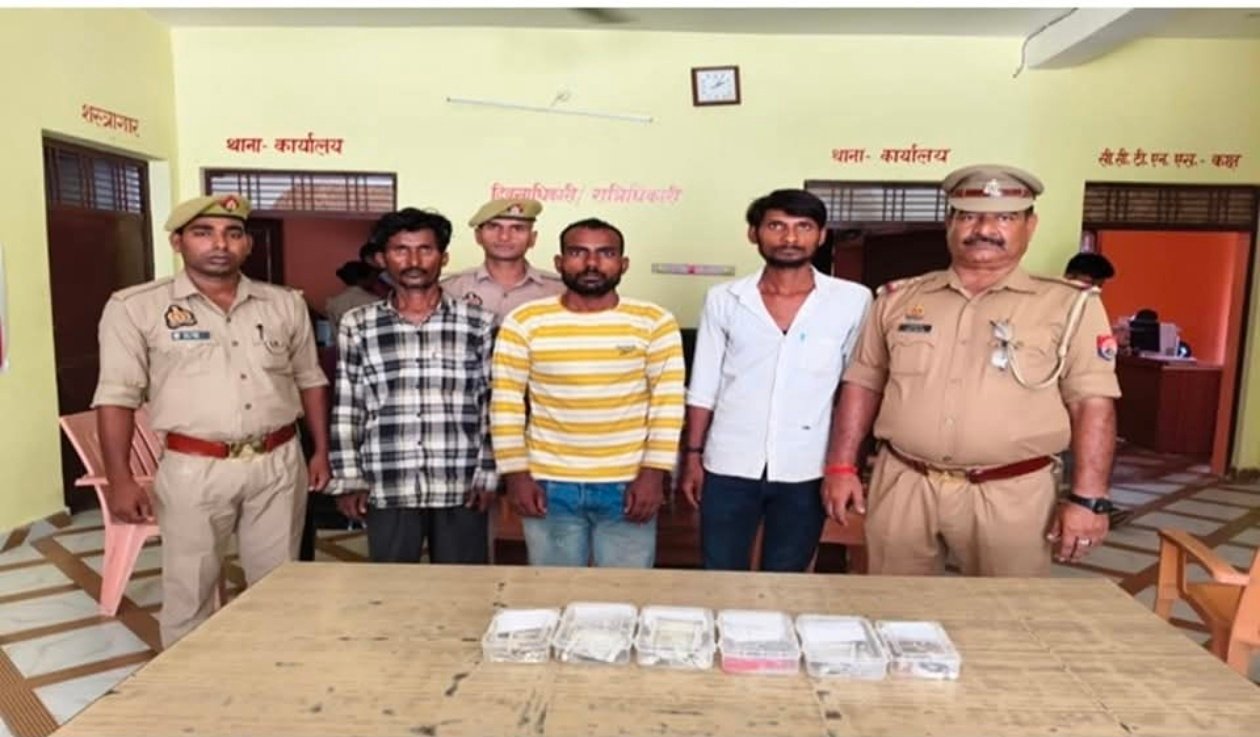 दो चोरी की घटनाओं का अहिरौली पुलिस ने किया सफल अनावरण