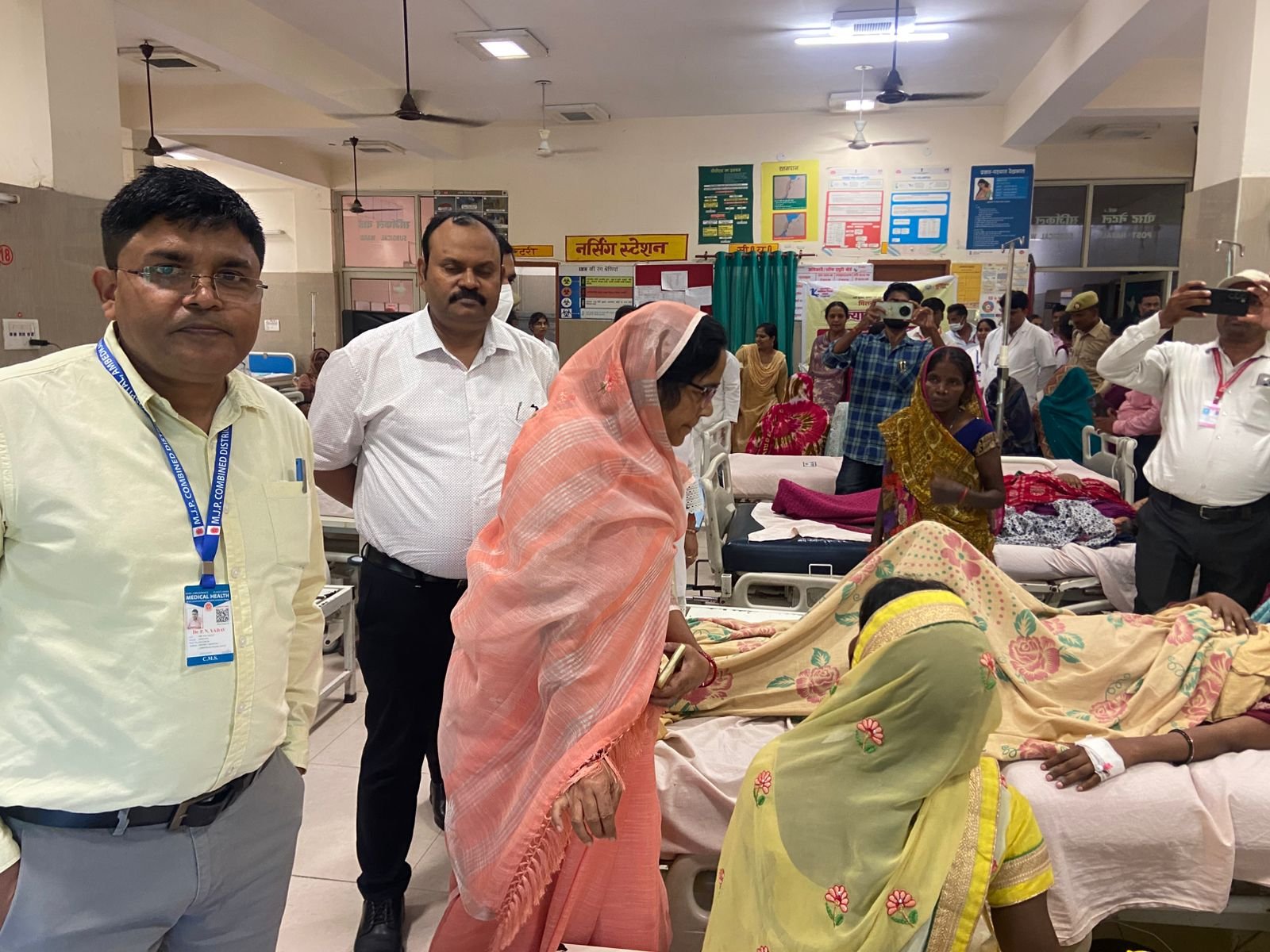 राज्य महिला आयोग की अध्यक्षता में संयुक्त जिला चिकित्सालय में कन्या जन्मोत्सव कार्यक्रम का हुआ आयोजन