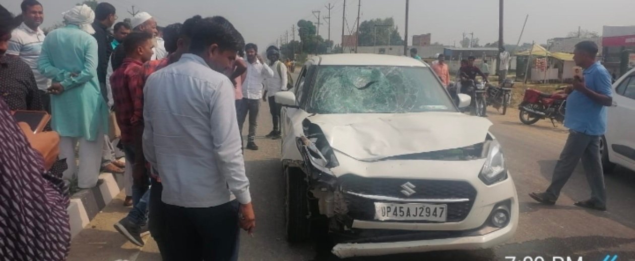 तेज रफ्तार वाहन की टक्कर से पिता-पुत्री की हुई मौत