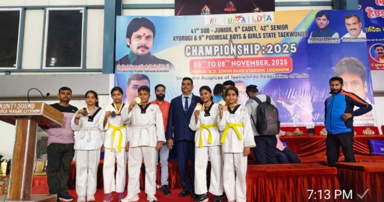 ताइक्वांडो खिलाड़ियों ने राज्य स्तरीय चैंपियनशिप में दिखाया जलवा