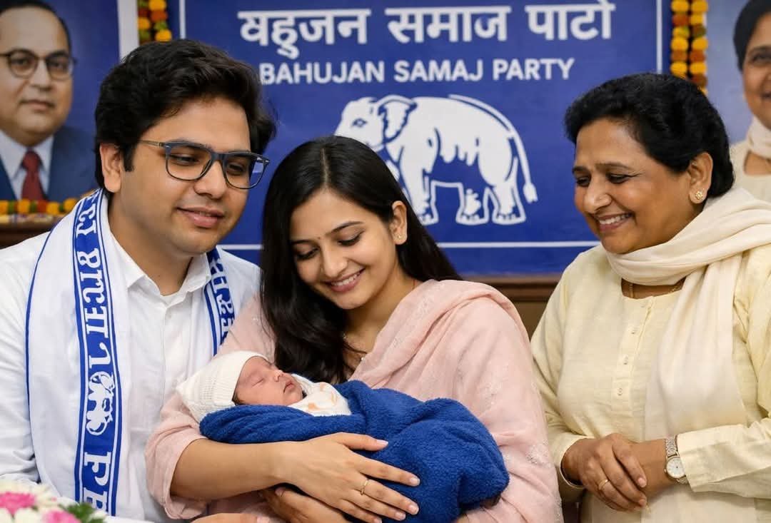 आकाश आनंद बेटी के पिता बने 