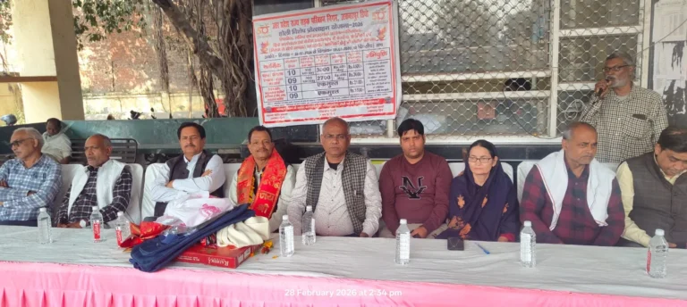 समर्पित उत्तर प्रदेश परिवहन निगम कर्मचारी की भावपूर्ण विदाई