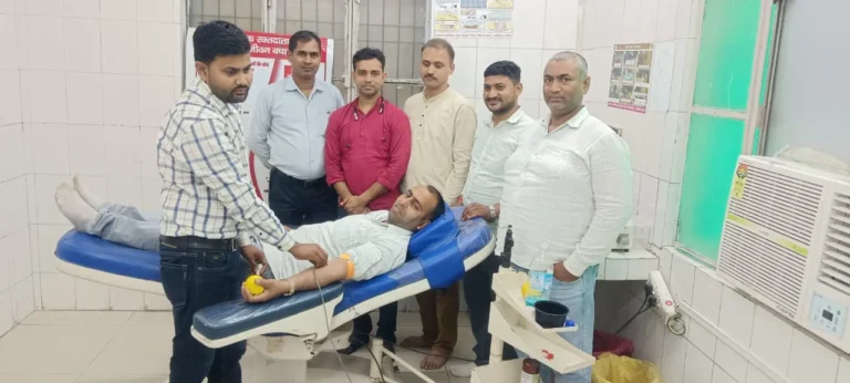 पतंजलि का रक्तदान शिविर संपन्न