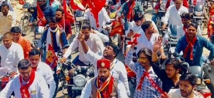 चक्रवर्ती सम्राट अशोक की जयंती पर निकली बाइक रैली