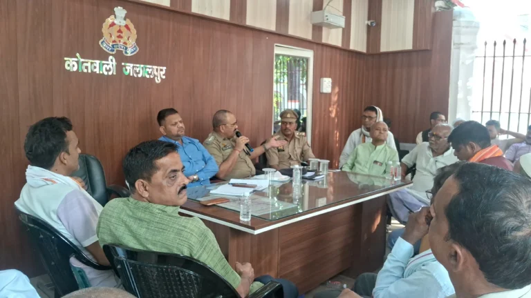 त्योहार को आपसी भाईचारे और सौहार्द के साथ मनाएं- राहुल गुप्ता उपजिलाधिकारी