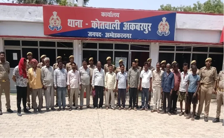 18 वारंटियों को पुलिस ने किया गिरफ्तार,भेजा जेल