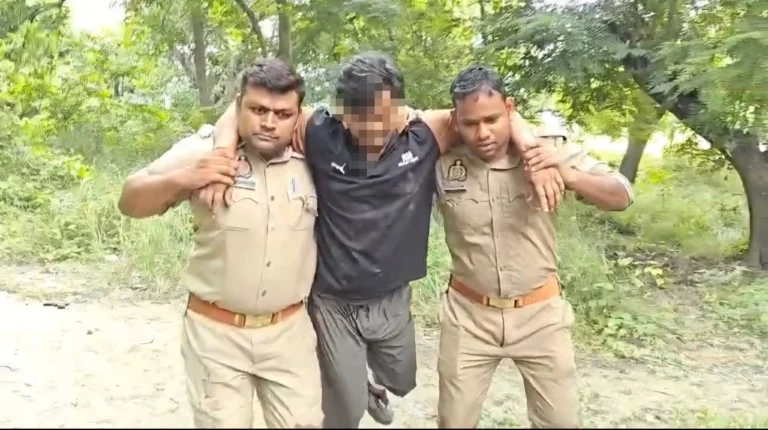 अंबेडकर नगर:: खजूरी बाजार गोलीकांड मामले में दो अभियुक्त मुठभेड़ में गिरफ्तार