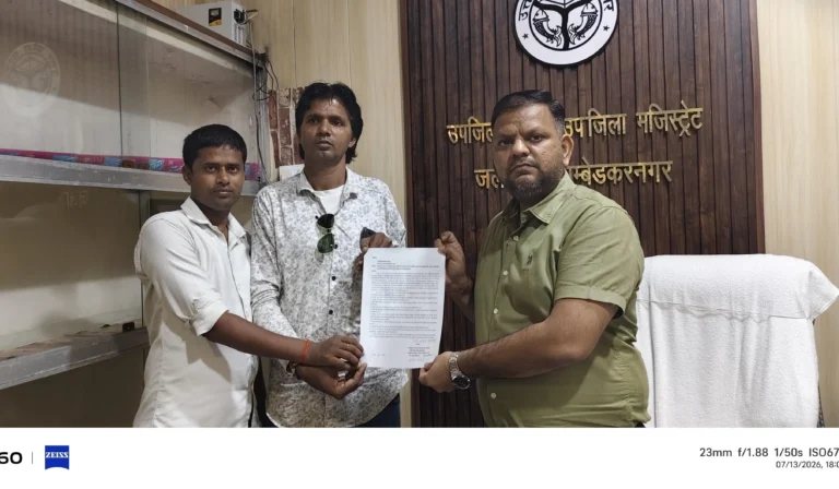 कांवड़ यात्रा हेतु मार्ग पर अधूरे विकास कार्यों, सुरक्षा व्यवस्था को लेकर दिया ज्ञापन