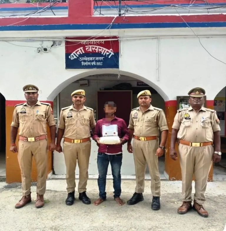 बसखारी पुलिस टीम द्वारा अवैध गांजे के साथ युवक को किया गिरफ्तार