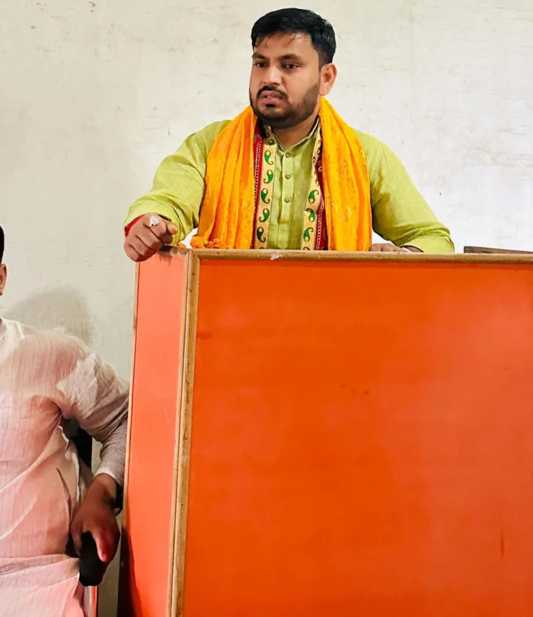 भाजपा का संगठन उसकी सबसे बड़ी शक्ति हैं – प्रदेश मंत्री राहुल बाल्मीकि
