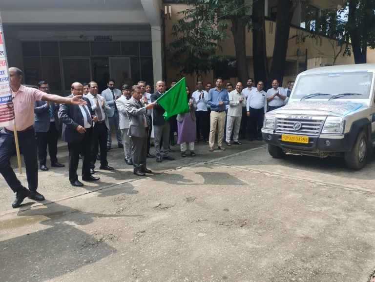 राष्ट्रीय लोक अदालत एवं विधिक सेवाओं के प्रचार-प्रसार हेतु प्रचार वाहन “न्याय रथ” हुआ रवाना