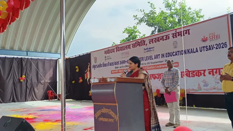 जेएनवी में दो दिवसीय कला उत्सव एवं आर्ट इन एजुकेशन की क्लस्टर स्तरीय प्रतियोगिता का भव्य शुभारंभ