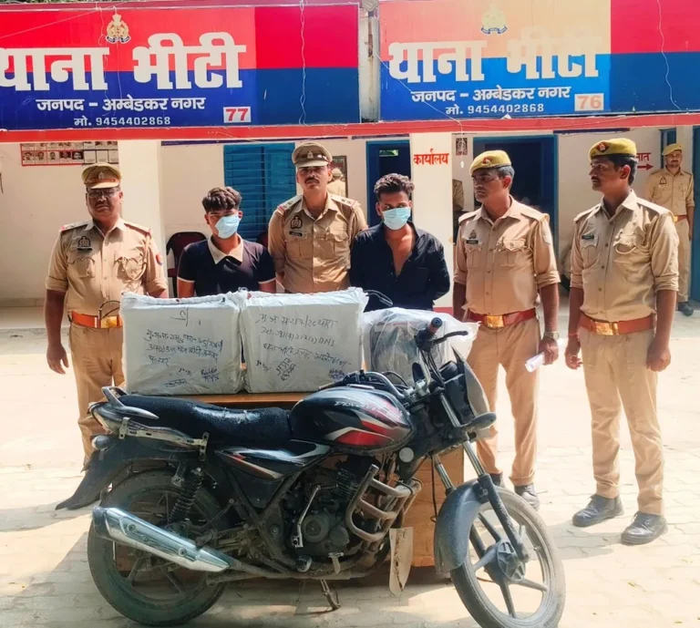 विद्यालय में हुई चोरी का भीटी पुलिस ने किया खुलासा, दो गिरफ्तार