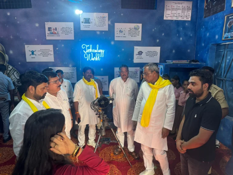 नक्षत्रशाला लैब से बच्चों को मिलेगी खगोलीय ज्ञान की नई उड़ान—प्रभारी मंत्री