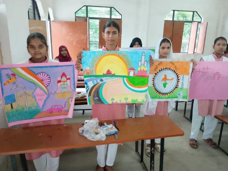 ‘सेवा संकल्प अभियान’ में विद्यार्थियों ने दिया विकसित भारत-2047 का संदेश