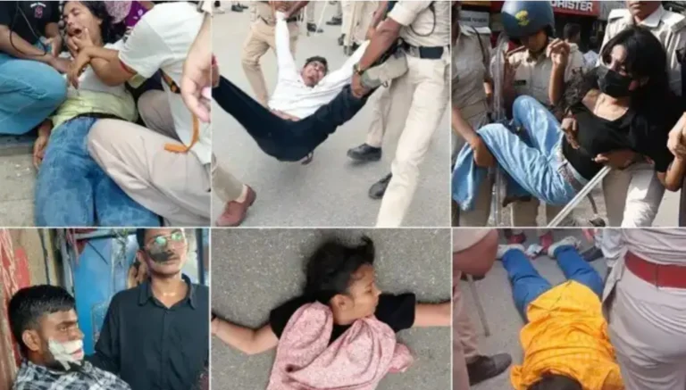 लखनऊ में बड़ा हादसा टला: SA अपार्टमेंट का मुख्य पिलर धंसा, टेढ़ी हुई छह मंजिला इमारत; 25 परिवार सुरक्षित निकाले गए