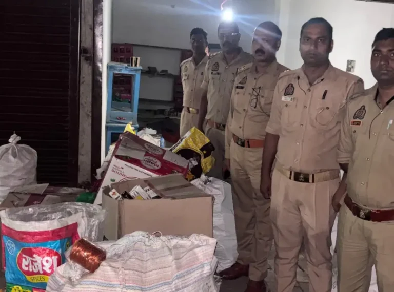 साढ़े चार क्विंटल अवैध विस्फोटक बरामद संचालक गिरफ्तार